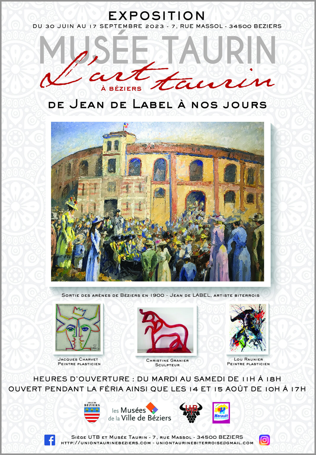 Sur cette exposition voir l’article dans l’onglet : activité UTB…